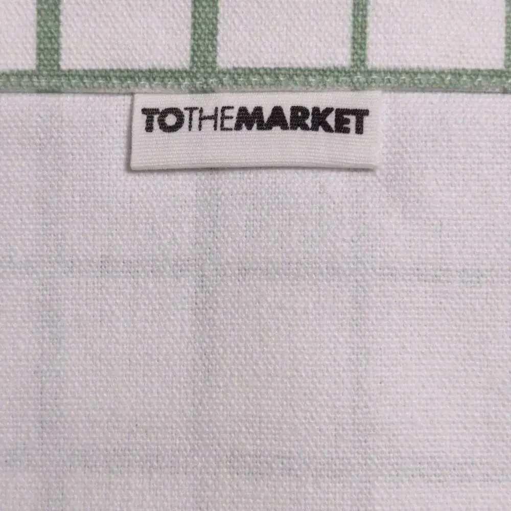 TOTHEMARKET White Green Grid Multi Pocket Hanging Closet Organizer 32.5